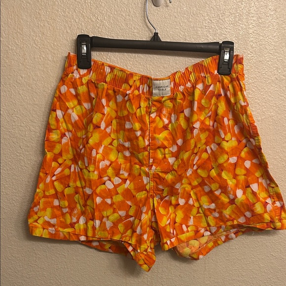 American Eagle Outfitters Other - American Eagle Men “Candy Corn” Orange Boxer Shorts Size Medium 32/34